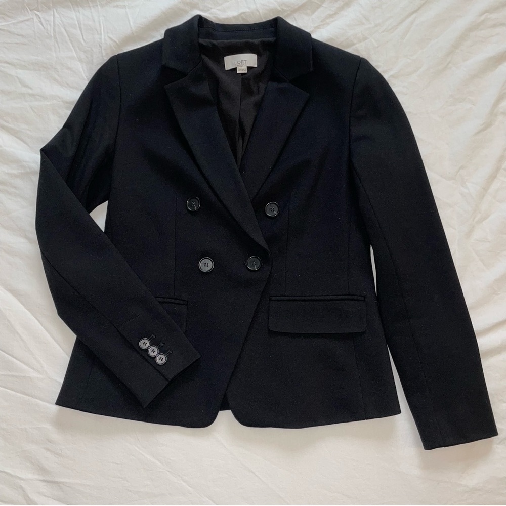 LOFT Double-breasted Blazer